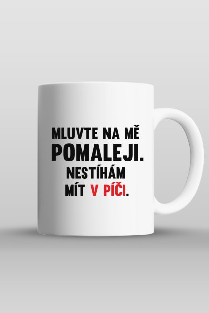 MLUVTE NA MĚ POMALEJI MOCKUP