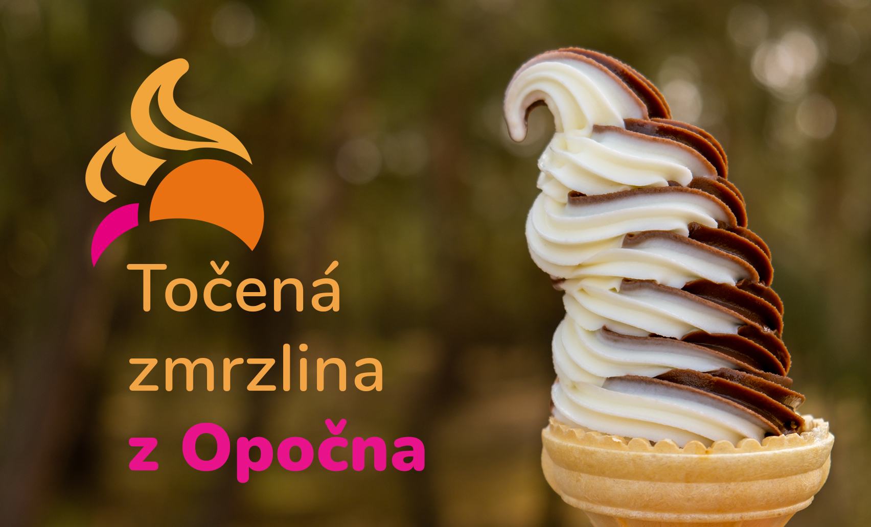 točená zmrzlina z Opočna