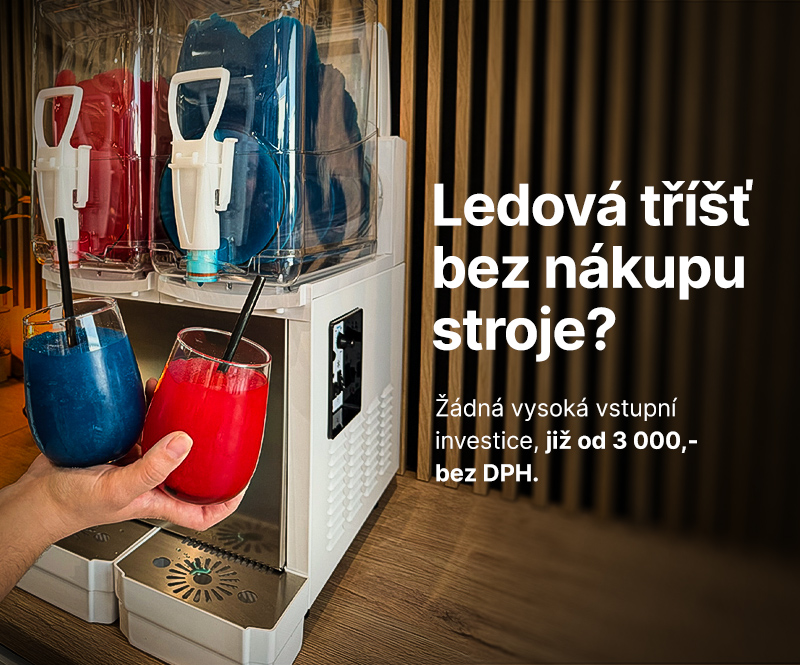 Pronájem výrobníku ledové tříště