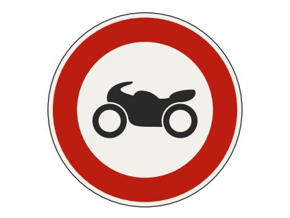 Zákaz vjazdu pre motocykle (233-56)