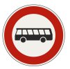 Zákaz vjazdu pre autobusy a trolejbusy (233-53)