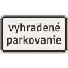 Vyhradené parkovanie