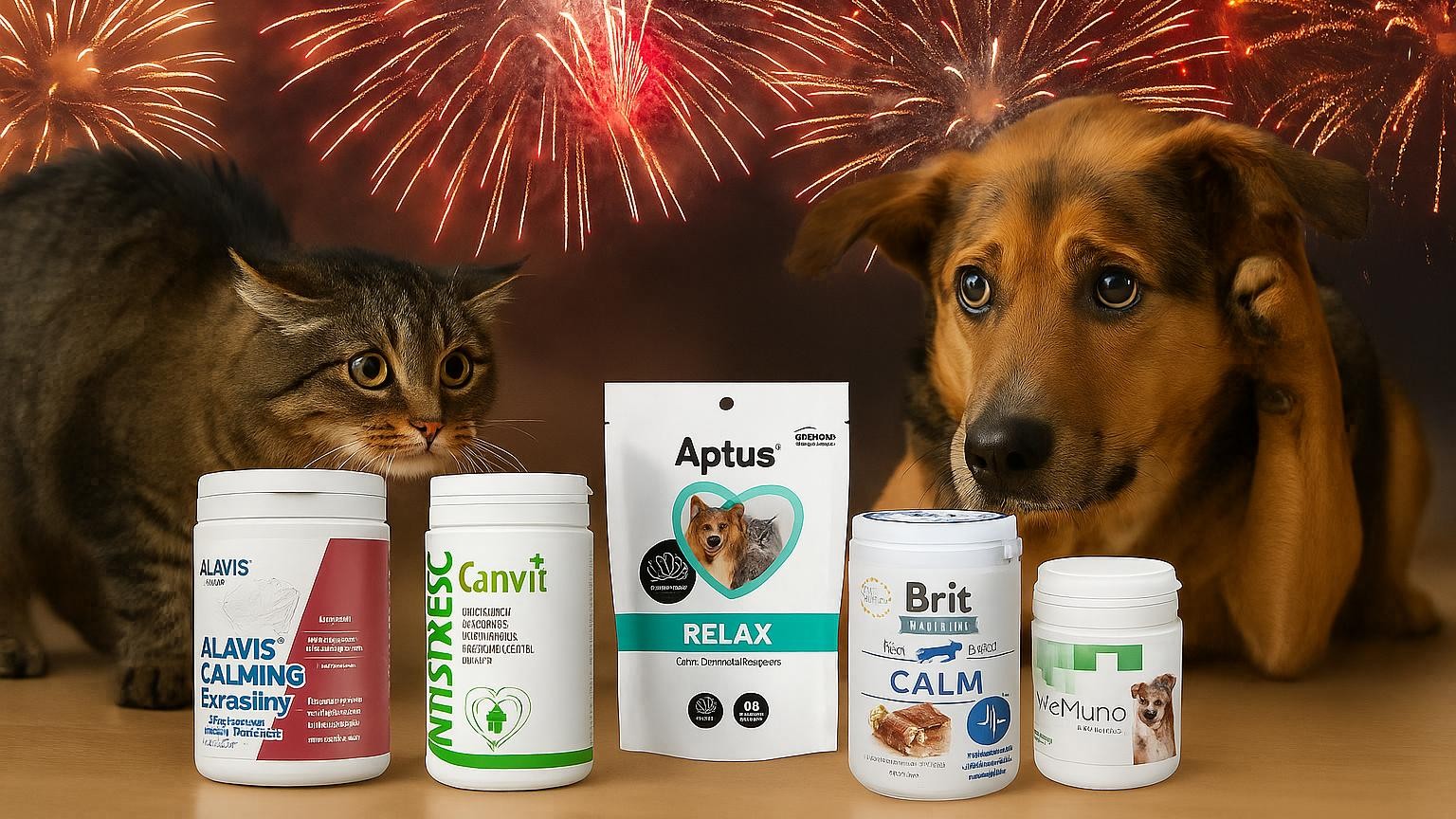 Zklidnění psa a kočky