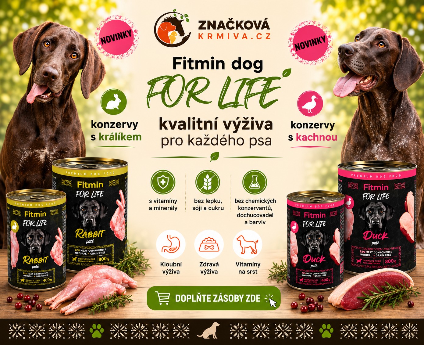 Fitmin Dog - novinky 2026