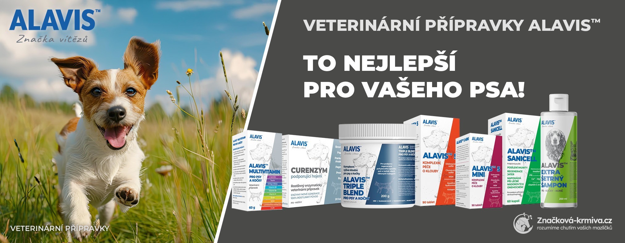 Alavis veterinární přípravky pro psy na imunitu a klouby