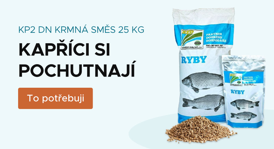 KP2 DN krmná směs granule pro kapry 25 kg