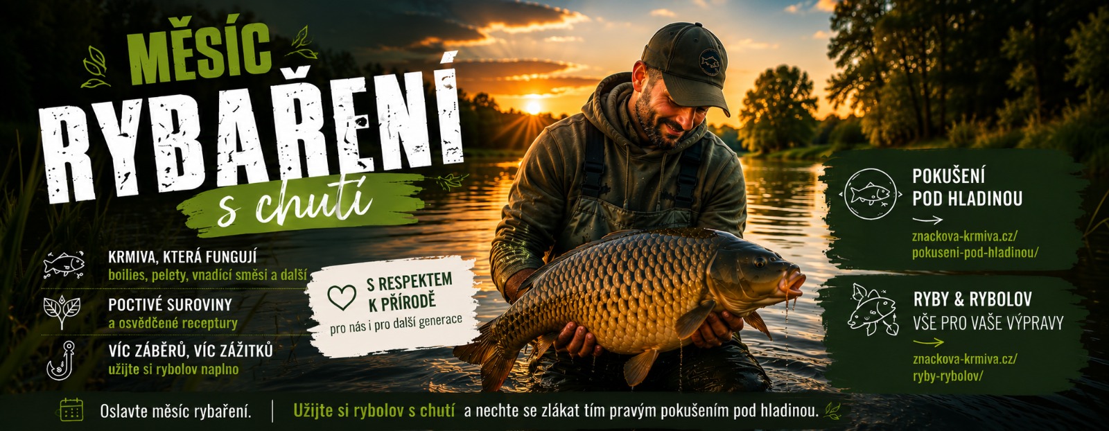 Měsíc rybaření na Značková-krmiva.cz