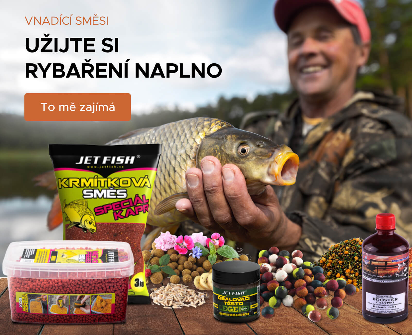 Vnadící směsi pro rybolov