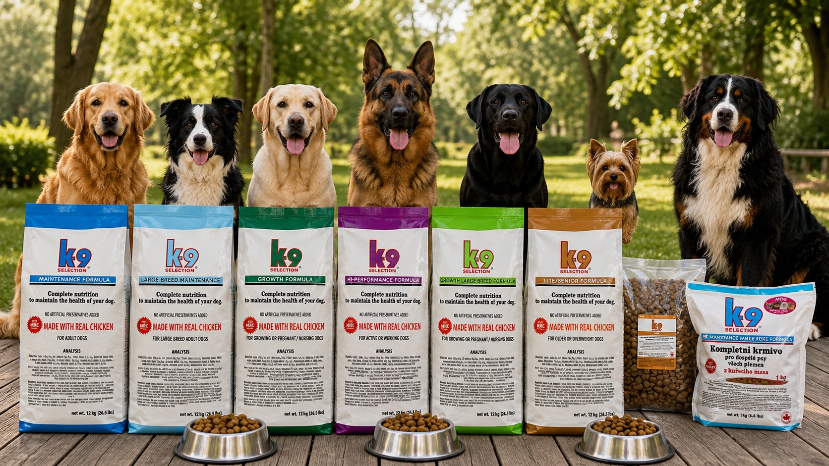 K-9 Selection – granule pro psy pro různé fáze života a úroveň aktivity - Značková-krmiva.cz
