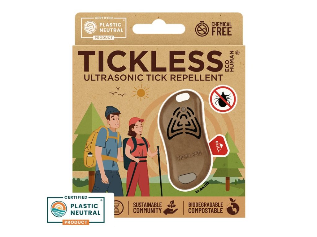 TICKLESS® ECOHuman Ultrazvukový odpuzovač klíšťat a blech pro lidi