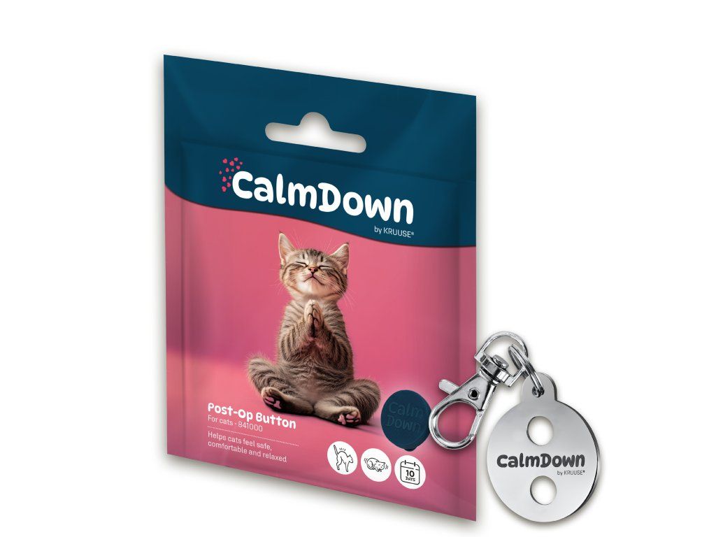 CalmDown Cat Tag Kit kovový přívěsek+1knoflík KRUUSE