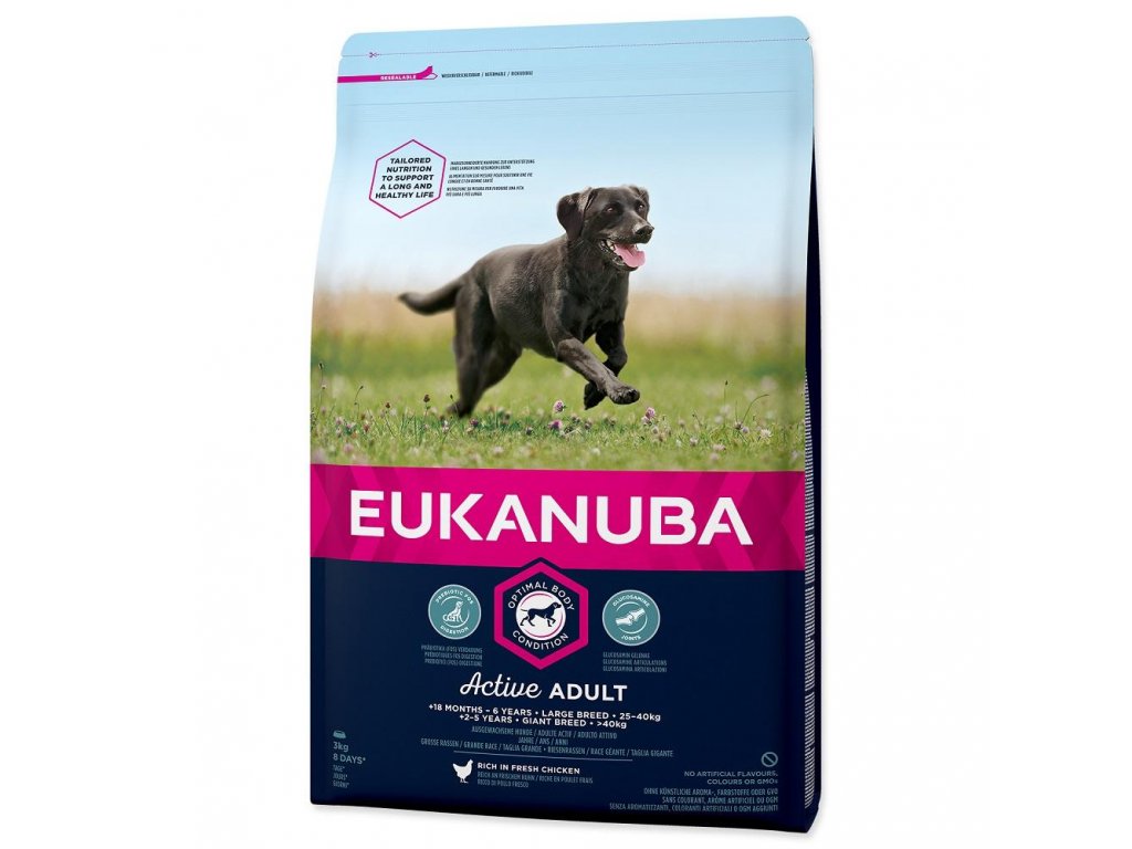 22736 eukanuba dog adult large 3kg