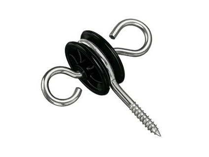 Izolátor pro elektrické ohradníky koncový k brance otočný vrut 6 mm