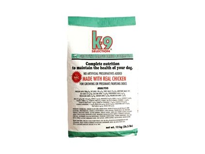 15737 k 9 selection growth large breed puppy formula 2 x 12 kg