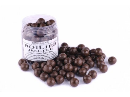 Boilies Jeseter BLACK Halibut se sýrem 24 mm 3 x 300g