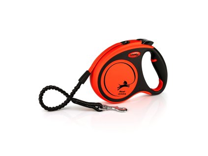 Flexi Vodítko Xtreme M pásek 5m oranžové 00