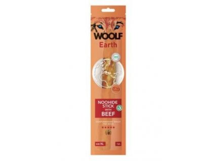 WOOLF pochoutka Earth NOOHIDE XL Stick with Beef 85g