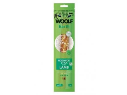 WOOLF pochoutka Earth NOOHIDE XL Stick with Lamb 85g