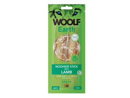 WOOLF pochoutka Earth NOOHIDE L Sticks with Lamb 85g