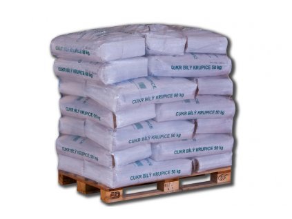 Cukr Krupice jemná 50 kg 21x50 kg PALETA 1050 kg
