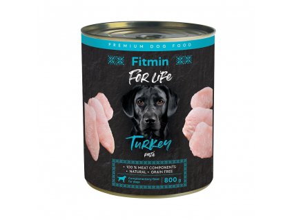 Fitmin For Life Krůtí konzerva pro psy 800 g