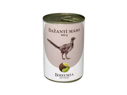 BOHEMIA MASO Bažantí ve vlastní šťávě 400g