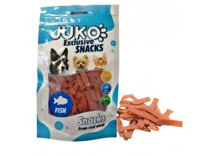 0026087 juko snacks salmon strips 70 g