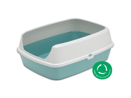 WC kočka MARYLOO 50cm s vysokým okrajem, sv.modrá