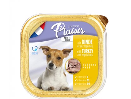 Plaisir Dog krůtí, vanička 300 g