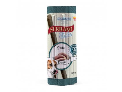 Serrano Dog Sticks Duck, tyčinka 16 x 12 g