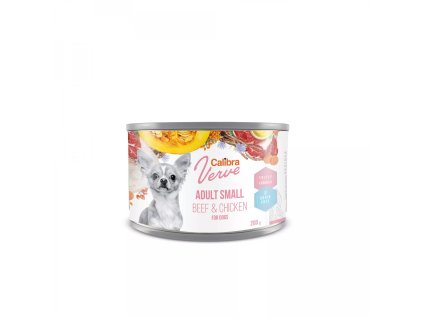 Calibra Dog Verve konz.GF Adult Small Beef&Chick 200g