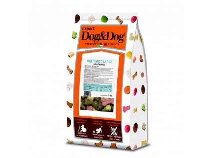 Dog & Dog Expert Multibisco velké sušenky 15 kg