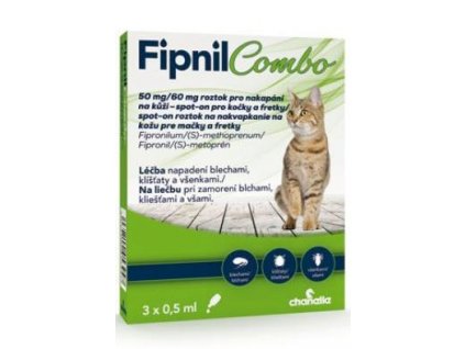 Fipnil Combo 50 60mg Cat Spot on 3x0,5ml