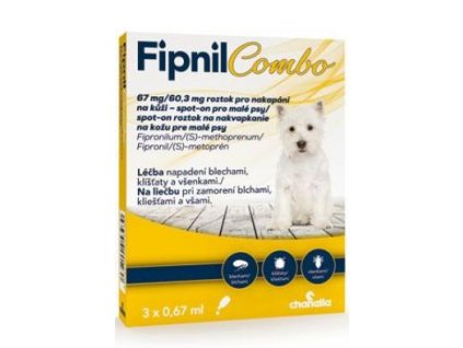 Fipnil Combo 67 60,3mg S Dog Spot on 3x0,67ml