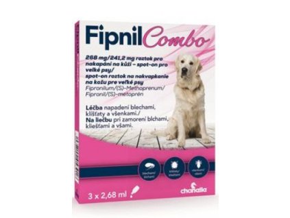 Fipnil Combo 268 241,2mg L Dog Spot on 3x2,68ml