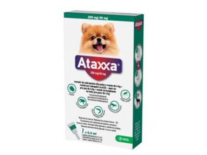 Ataxxa Spot on Dog S 200mg 40mg 1x0,4ml