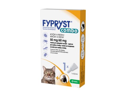 Fypryst combo spot on 50 60mg kočka a fretka 1 pip