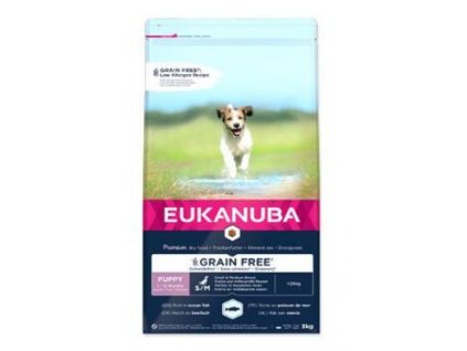 Eukanuba Dog Puppy&Junior Small&Medium Grain Free 3kg