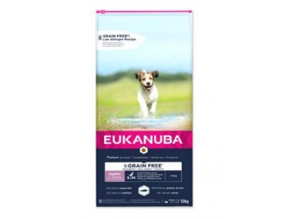 Eukanuba Dog Puppy&Junior Small&Medium Grain Free 12kg