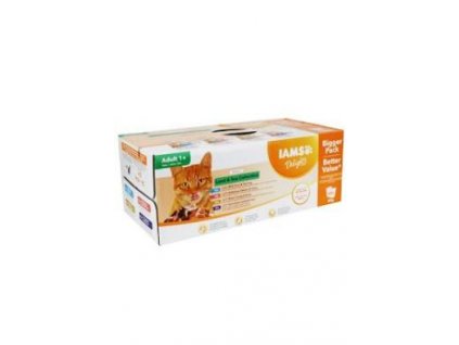 Iams Cat Adult mix masa v želé multipack 48x85g