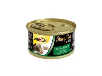 Gimpet kočka konz. ShinyCat kuře s jehněčím 70 g