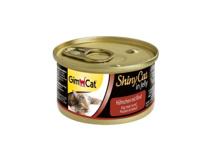 Gimcat ShinyCat konz. kuře s hovězím 70g