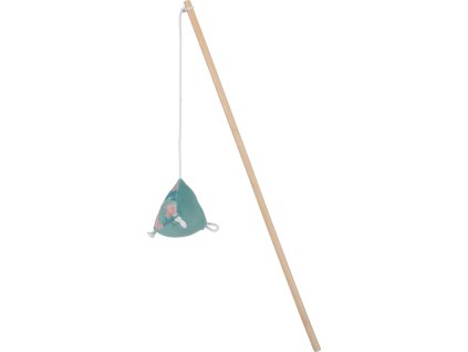 Hračka kočka udice ETHICAT LEAF pyramida catnip Zolux