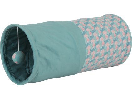 Hračka kočka ETHICAT LEAF tunel šustící catnip Zolux