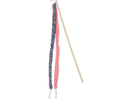 Hračka kočka udice ETHICAT FLORAL stuhy catnip Zolux