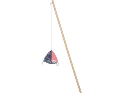 Hračka kočka udice ETHICAT FLORAL pyramida catnipZolux