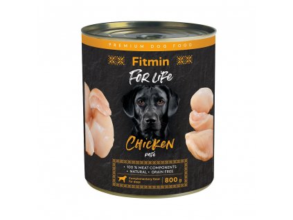 Fitmin For Life kuřecí konzerva pro psy 800 g