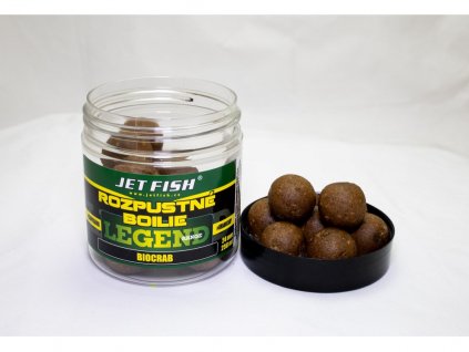 Jet Fish Legend Range Rozpustné boilie BIOCRAB 24mm 250ml