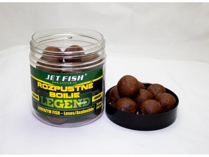 Jet Fish Legend Range Rozpustné boilie BIOENZYM FISH LOSOS 24mm 250ml