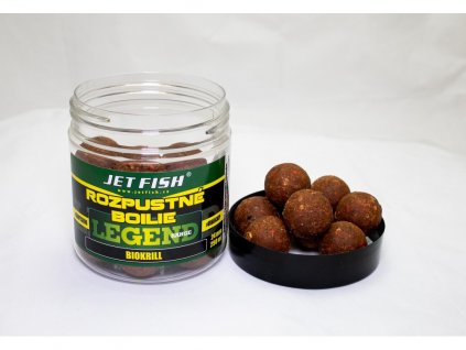 Jet Fish Legend Range Rozpustné boilie BIOKRILL 24mm 250ml